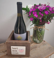 Load image into Gallery viewer, Rustic Best Mom Ever Reclaimed Wood Planter Box
